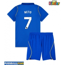 Chelsea Pedro Neto #7 Heimtrikotsatz Kinder 2026-27 Kurzarm (+ Kurze Hosen)